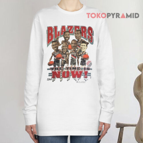 Vintage Portland Blazers 1992 Caricature Long sleeved