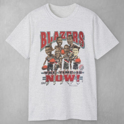 Vintage Portland Blazers 1992 Caricature T shirt