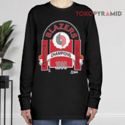 Vintage Portland Trail Blazers 1990 Western Conference Champions Long sleeved