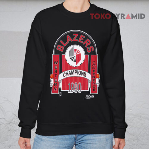 Vintage Portland Trail Blazers 1990 Western Conference Champions Sweatshirt
