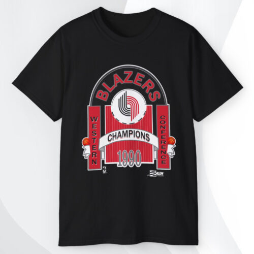 Vintage Portland Trail Blazers 1990 Western Conference Champions T shirt