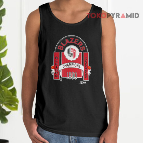 Vintage Portland Trail Blazers 1990 Western Conference Champions Tank Top