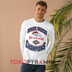 Vintage Power Pro Denver Broncos Bowl XXXII Shirt 3 Vintage Power Pro Denver Broncos Bowl Xxxii White Long sleeved