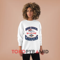Vintage Power Pro Denver Broncos Bowl XXXII Shirt 2 Vintage Power Pro Denver Broncos Bowl Xxxii White Sweatshirt