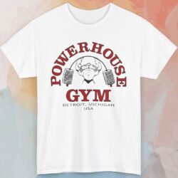 Vintage Powerhouse Gym Detroit Michigan Shirt