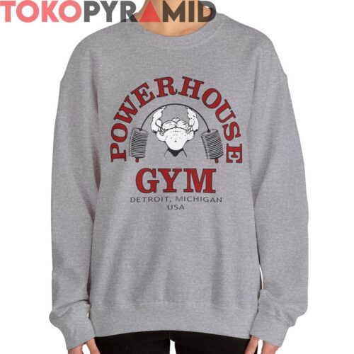 Vintage Powerhouse Gym Detroit Michigan Shirt