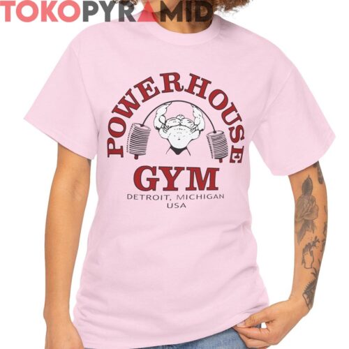 Vintage Powerhouse Gym Detroit Michigan Shirt