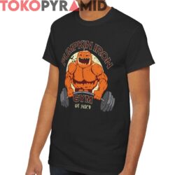 Vintage Pumpkin Iron Gym Shirt