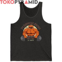 Vintage Pumpkin Iron Gym Shirt
