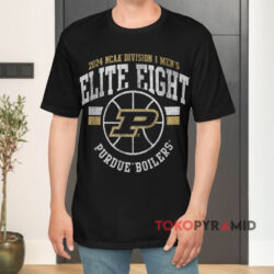 Vintage Purdue Boilers 2024 Elite Eight Black T shirt
