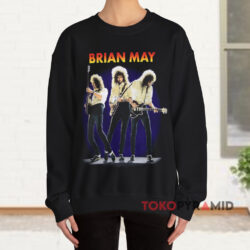 Vintage Queen Band Brian May 1993 Shirt 3 Vintage Queen Band Brian May 1993 Black Sweatshirt