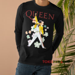 Vintage Queen Band Freddie Mercury T-shirt 4 Vintage Queen Band Freddie Mercury Black Long sleeved