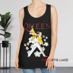 Vintage Queen Band Freddie Mercury T-shirt 2 Vintage Queen Band Freddie Mercury Black Tank Top
