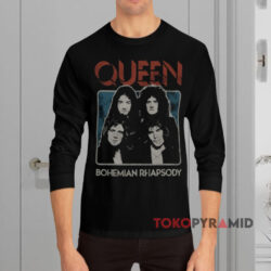 Vintage Queen Bohemian Rhapsody Shirt 4 Vintage Queen Bohemian Rhapsody Black Long sleeved