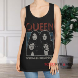 Vintage Queen Bohemian Rhapsody Shirt 2 Vintage Queen Bohemian Rhapsody Black Tank Top