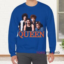 Vintage Queen Bootleg Radio Ga Ga Blue Sweatshirt