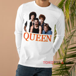 Vintage Queen Bootleg Radio Ga Ga Shirt 2 Vintage Queen Bootleg Radio Ga Ga White Long sleeved