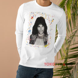 Vintage Queen Freddie Mercury 1994 Garden Party White Long sleeved