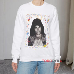 Vintage Queen Freddie Mercury 1994 Garden Party White Sweatshirt