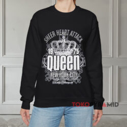 Vintage Queen Sheer Heart Attack New York Shirt 3 Vintage Queen Sheer Heart Attack New York Black Sweatshirt