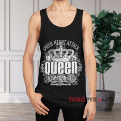 Vintage Queen Sheer Heart Attack New York Shirt 2 Vintage Queen Sheer Heart Attack New York Black Tank Top