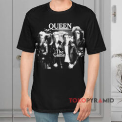 Vintage Queen The Game Album Black T shirt