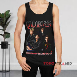 Vintage Queen The Show Must Go On Shirt 2 Vintage Queen The Show Must Go On Black Tank Top