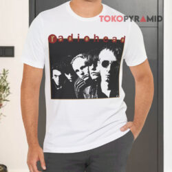 Vintage Radiohead Band White T shirt