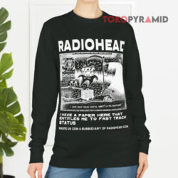 Vintage Radiohead I Have A Paper Here That Entitles Me To Fast Track Status Long sleeved