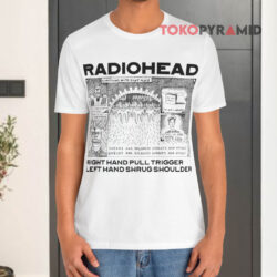 Vintage Radiohead Right Hand Pull Trigger Left Hand Shrug Shoulder T shirt