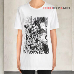 Vintage Radiohead Scribble White T shirt