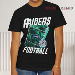 Vintage Raiders Nfl Football Salem Black T shirt