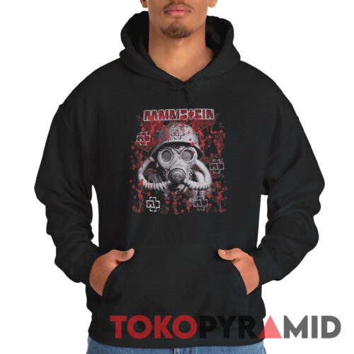 Vintage Rammstein Blood Artwork Hoodie Vintage Rammstein Blood Artwork Hoodie