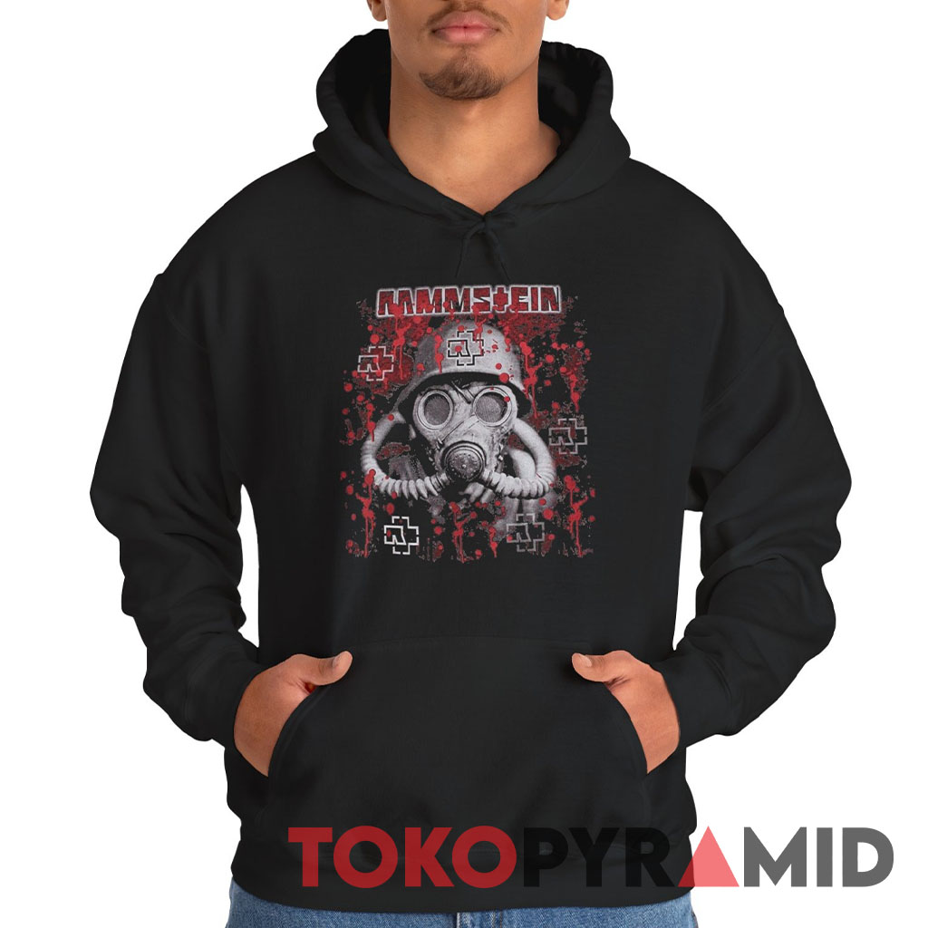 Vintage Rammstein Blood Artwork Hoodie Vintage Rammstein Blood Artwork Hoodie