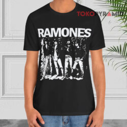 Vintage Ramones Photo Band Black T shirt