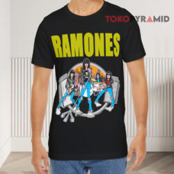 Vintage Ramones Road To Ruin Black T shirt