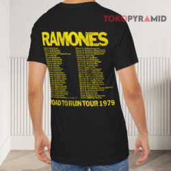 Vintage Ramones Road To Ruin Tour 1979 Shirt 2-sided 2 Vintage Ramones Road To Ruin Tour 1979 T shirt Back