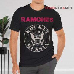 Vintage Ramones Rocket To Russia Black T shirt