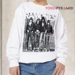 Vintage Ramones Wall Photo Sweatshirt