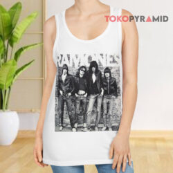 Vintage Ramones Wall Photo Tank Top