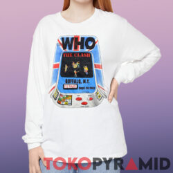 Vintage Rare 1982 The Who The Clash Buffalo Ny Shirt Long Sleeve