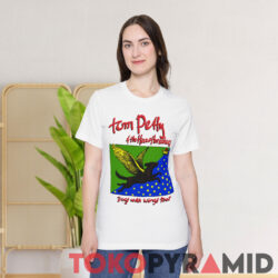 Vintage Rare 1995 Tom Petty Dogs With Wings Tour Shirt 2 sided Front T Shirt