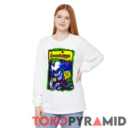 Vintage Rare Goosebumps You Cant Scare Me Shirt 3 Vintage Rare Goosebumps You Cant Scare Me Shirt Long Sleeve