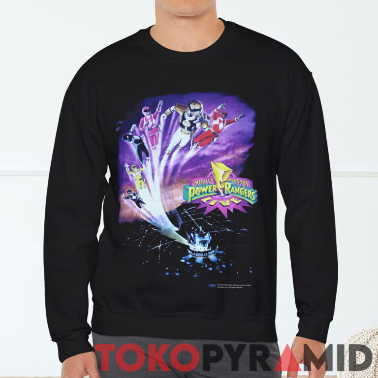 Vintage Rare Mighty Morphin Power Rangers Live 1994 Shirt - TokoPyramid