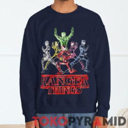 Vintage Rare Mighty Morphin Power Rangers Things Shirt Sweatshirt