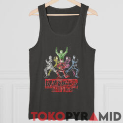 Vintage Rare Mighty Morphin Power Rangers Things Shirt Tank Top