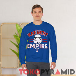 Vintage Rare Texas Rangers Star Wars Empire Sweatshirt
