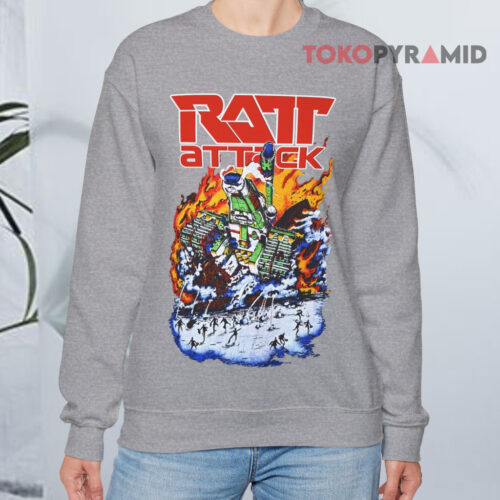Vintage Ratt Attack Patrol 1985 Sweatshirt Vintage Ratt Attack Patrol 1985 Sweatshirt