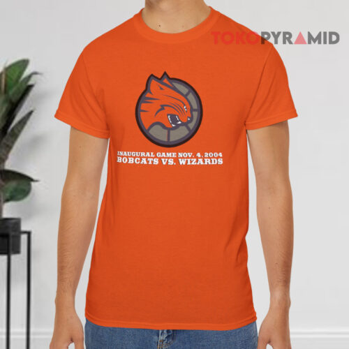 Vintage Reebok 2004 Charlotte Bobcats Inaugural Game Orange T shirt Vintage Reebok 2004 Charlotte Bobcats Inaugural Game Orange T shirt