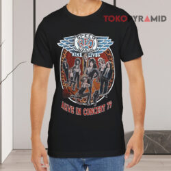 Vintage Reo Speedwagon Nine Lives Black T shirt